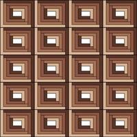 brunt kvadratiskt kakel sömlöst mönster perfekt för bakgrund eller tapet vektor