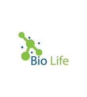 Bio Life Logo-Design vektor