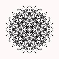 handritad mandala. dekoration i etniska orientaliska doodle prydnad vektor