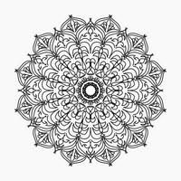 handritad mandala. dekoration i etniska orientaliska doodle prydnad vektor