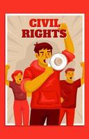 Plakatvorlage für Bürgerrechte