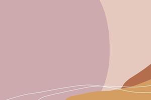stylische Vorlagen mit organischen abstrakten Formen und Linien in Nude-Farben. Pastellhintergrund im minimalistischen Stil. zeitgenössische Vektorillustration. neutraler Hintergrund im minimalistischen Stil vektor