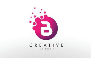 Buchstabe b-Logo. b-Buchstaben-Design-Vektor vektor