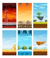 Datorspel Färgrika Elements Cartoon Set