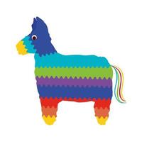 isoliertes mexikanisches Pinata-Vektordesign vektor