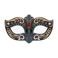 elegant mask fantasy isolerade ikon vektor