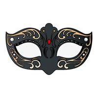 elegant mask fantasy isolerade ikon vektor