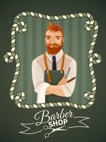 Barbershop-Plakat-Vorlage vektor