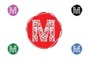 m-Brief-Logo und Symbol-Design-Vorlage vektor