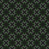 abstraktes geometrisches nahtloses Muster mit Linien und Kreuzen. Cybermuster, Vektorhintergrund vektor