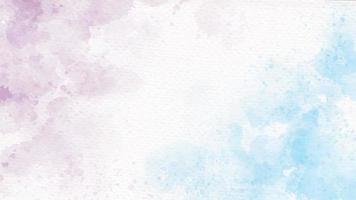 blå och violett regnbåge pastellfärgad enhörning girly akvarell på papper abstrakt bakgrund vektor