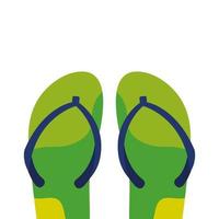 Flip-Flops paar isoliertes Symbol vektor