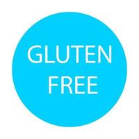 glutenfri symbol på en vit bakgrund vektor