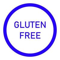 glutenfreies Symbol auf weißem Hintergrund vektor