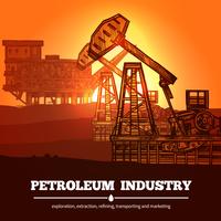 Petroleum Industry Design Concept vektor