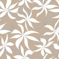 vektor sömlösa mönster blommor. botanisk illustration för tapeter, textil, tyg, kläder, papper, vykort