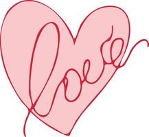 hjärta kontur hand ritning med en borste bakgrund. kärlek mönster, vykort, hjärta abstrakt bakgrund. vektor av hjärtan med alla hjärtans dag 14 februari. bakgrund för inbjudningar och scrapbookin