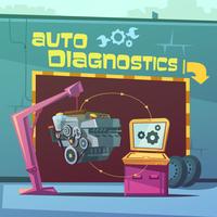 Auto Diagnostics Illustration vektor