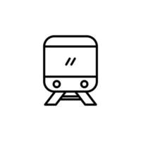 tåg, lok, transport linje ikon, vektor, illustration, logotyp mall. lämplig för många ändamål. vektor