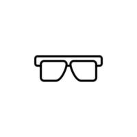 Brille, Sonnenbrille, Brille, Brillensymbol, Vektor, Illustration, Logo-Vorlage. für viele Zwecke geeignet. vektor