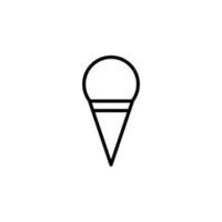 Eis, Sahne Symbol Leitung, Vektor, Illustration, Logo-Vorlage. für viele Zwecke geeignet. vektor