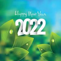 abstrakt 2022 nyår kalender mall design vektor