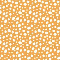 abstraktes nahtloses Muster von Blasen. Vektorillustration auf Gelb mit weißen Kreisen oder Punkten vektor