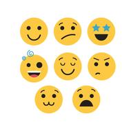 emojis vektor uppsättning