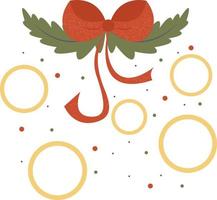12 Tage Weihnachtsfeiertag 5 fünf goldene Ringe vektor