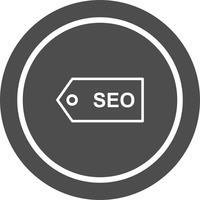 seo tag icon design vektor