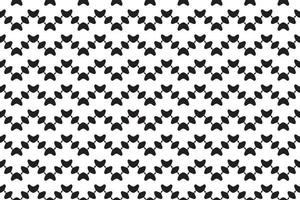 nahtloses Muster mit schwarzem und weißem Hintergrund, geometrisches Designmuster. Vektor-Illustration. vektor