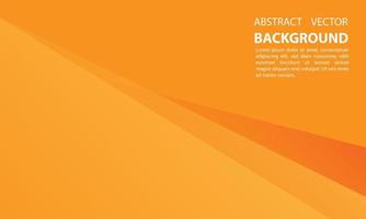 geometrischer abstrakter Hintergrund mit Farbverlauf orange, für Poster, Banner und andere, Vektordesign-Kopierraumbereich eps 10 vektor