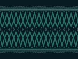 etnisk tribal ikat mönsterdesign. design för textur, inslagning, kläder, batik, tyg, tapeter och bakgrund. mönster broderi design. vektor