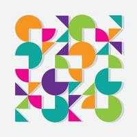 geometri minimalistisk konstverk affisch med enkel form och figur. abstrakt vektormönsterdesign i skandinavisk stil för webbbanner, företagspresentation, varumärkespaket, tygutskrift, tapet vektor