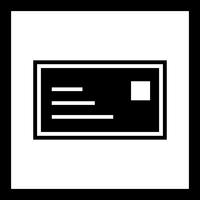 ID-kort Icon Design vektor