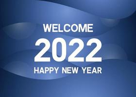 2022 Hintergrunddesign-Vektorvorlage vektor