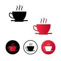 abstrakte Kaffeetasse Symbol Abbildung vektor