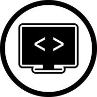 Codeoptimierung Icon Design vektor