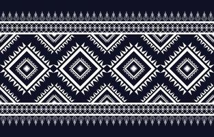 ethnische geometrische Muster indigenen Stammes. Stickstil-Design für Hintergrund, Tapete, Teppich, Stoff, Wrap, Batik, Vektorgrafik. vektor