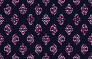 natives Muster traditionelle Stammes-Textilien abstrakte geometrische ethnische Muster. Design für Hintergrund oder Tapete, Teppich, Batik, Kleidung, Stoff, Stickstil-Vektorillustration vektor
