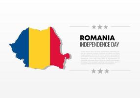 Rumäniens självständighetsdag för nationellt firande den 1 december. vektor