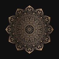 Mandala-Hintergrund, islamische Mandala-Vorlage, luxuriöser dekorativer Mandala-Design-Hintergrund vektor