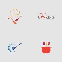 matlagning logotyp symbol illustration formgivningsmall vektor