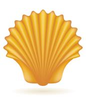 Shell-Meer-Vektor-Illustration