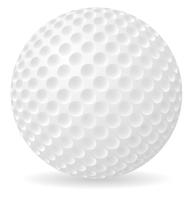 golfboll vektor illustration