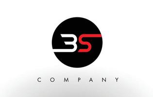 bs-Logo. Brief-Design-Vektor. vektor
