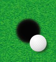 golfboll vektor illustration