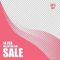 Valentinstag rot und rosa Post Design Teil dreiundsiebzig vektor