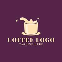 kaffe logotyp illustration vektor