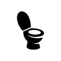 Toilettenvektorsymbol einfaches Design